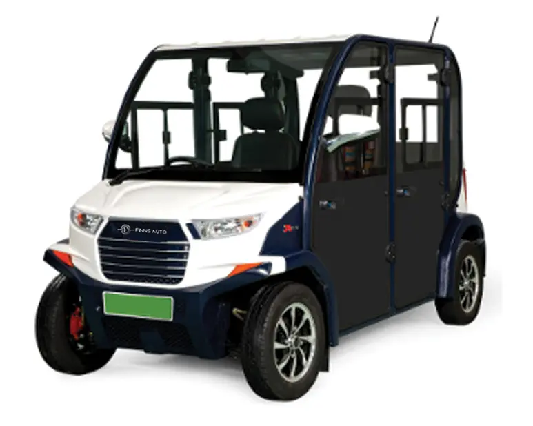 Air conditioning unit and interior of the Finns Auto Air-Conditioned Golf Cart