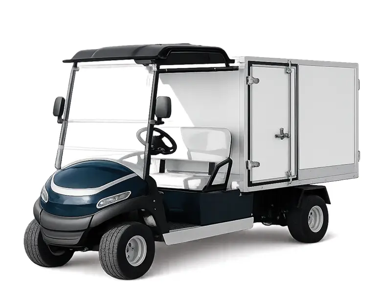 Close-up detail of custom features on the Finns Auto Customize Golf Cart