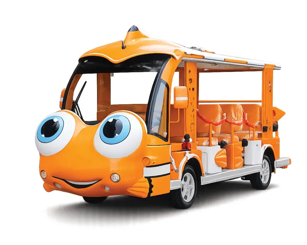 Electric Sightseeing Bus by Finns Auto UAE