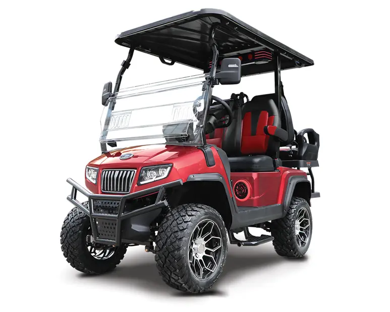 Premium interior finish of the Finns Auto Ultra Luxury Golf Cart
