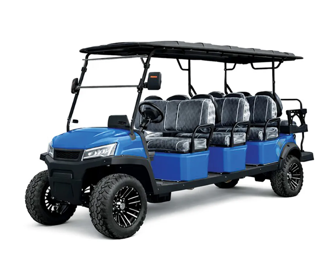 Finns Auto premium passengers cart for gated community resident shuttles